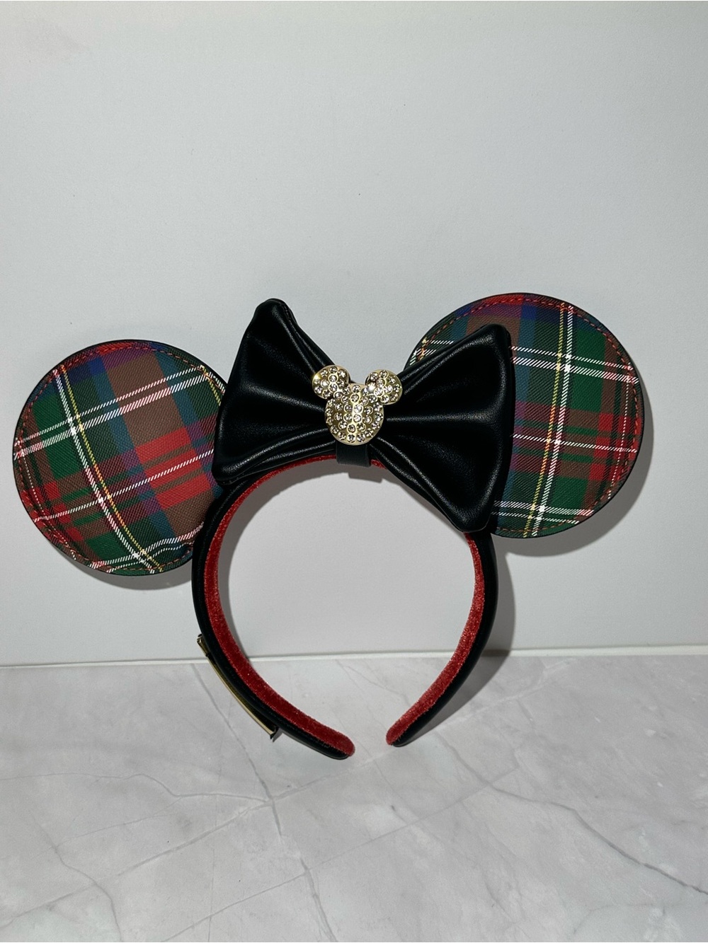 Disneyland VIP Tour Exclusive Loungefly Plaid Mickey Ears Headband